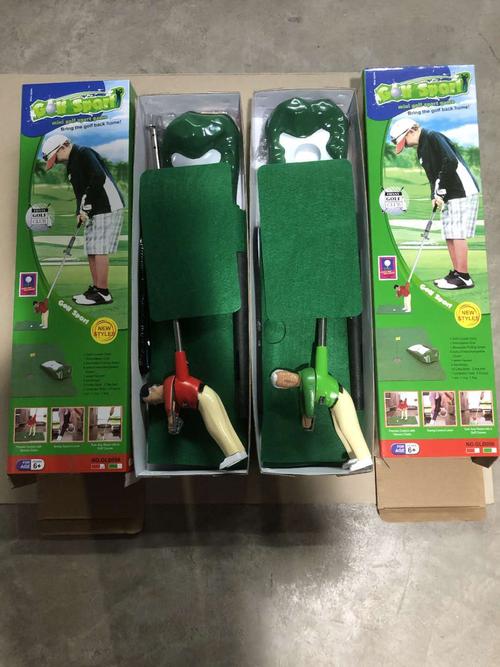 跨境亚马逊儿童迷你仿真室内高尔夫套装体育游戏竞技玩具
